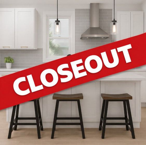 Shaker PVC White Cabinets