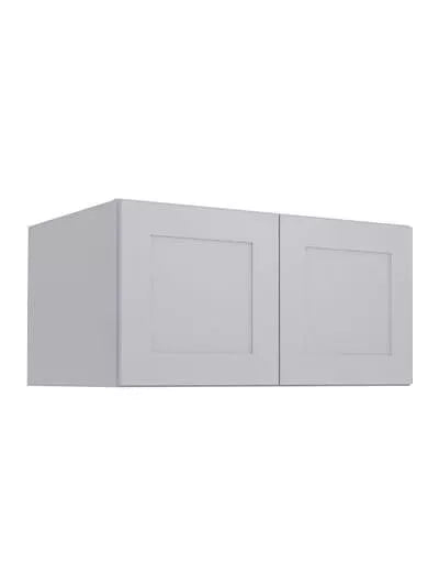 Wall Cabinet , 36" x 15" , Shaker, Wood Grey