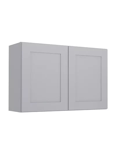 Wall Cabinet , 36" x 24" , Shaker, Wood Grey