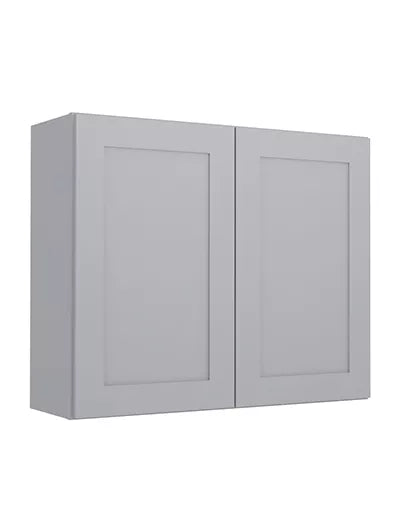 Wall Cabinet , 36" x 30" , Shaker, Wood Grey