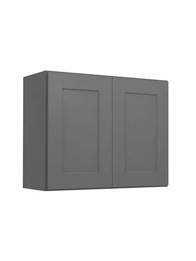 Wall Cabinet , 36" x 24" , Shaker, Wood Grey