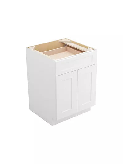 Kitchen Base , 24" , Shaker , PVC White