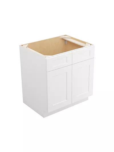 Kitchen Sink Base , 30 PVC White Shaker