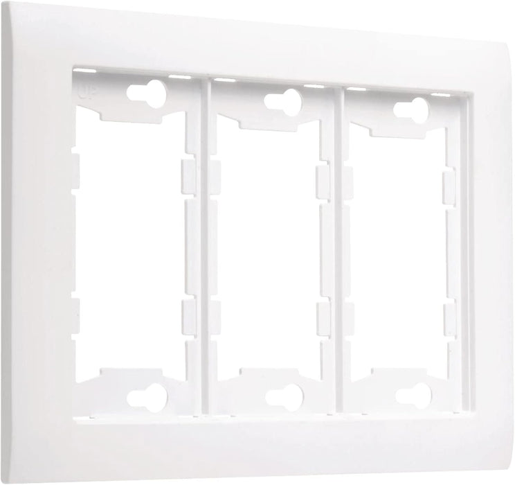 Wall Plate , 3 Gang , TayMac  Allure , White