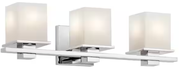 Vanity Light , 3 Light , 24" , Polished Chrome