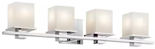 Vanity Light , 4 Light , 32" , Polished Chrome