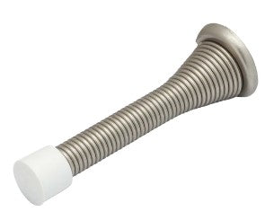 Spring Door Stop , Brushed Nickel