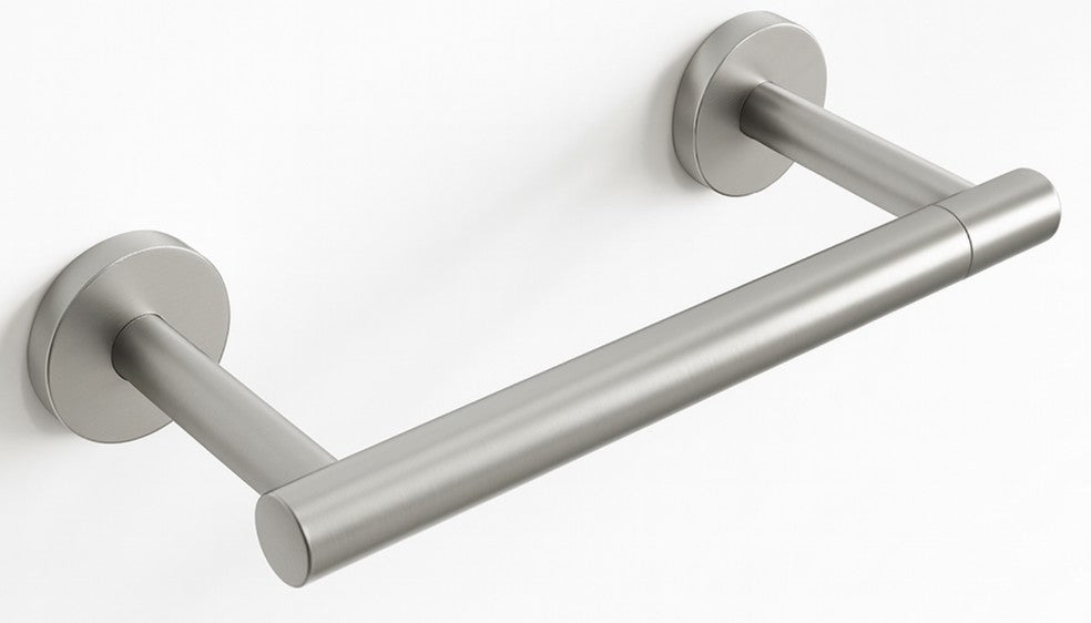 Toilet Paper Holder, Double Sided, Brushed Nickel