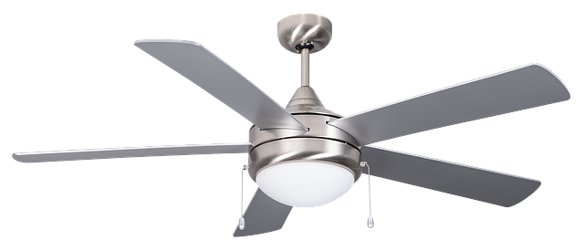 Ceiling Fan , 5 x 52" Brushed Nickel & Matte Black Plywood Reversible Blades, Brushed Nickel