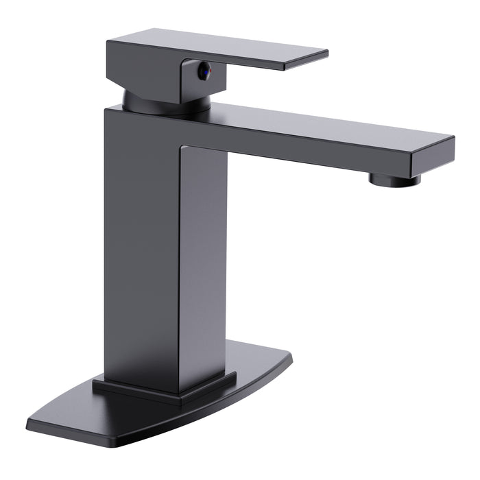 Bathroom Faucet , Single-Handle , Matte Black