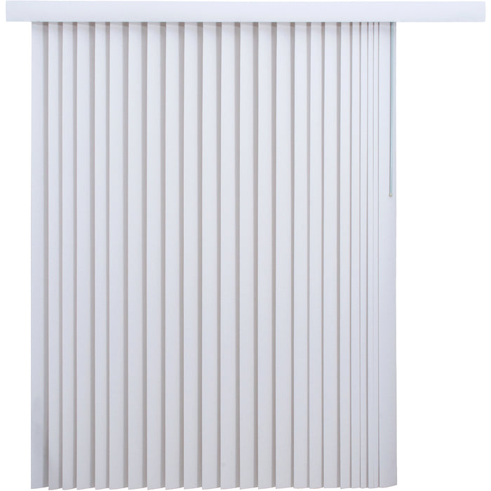 3.5" , Vertical Blinds , 106" x 96" , PVC White