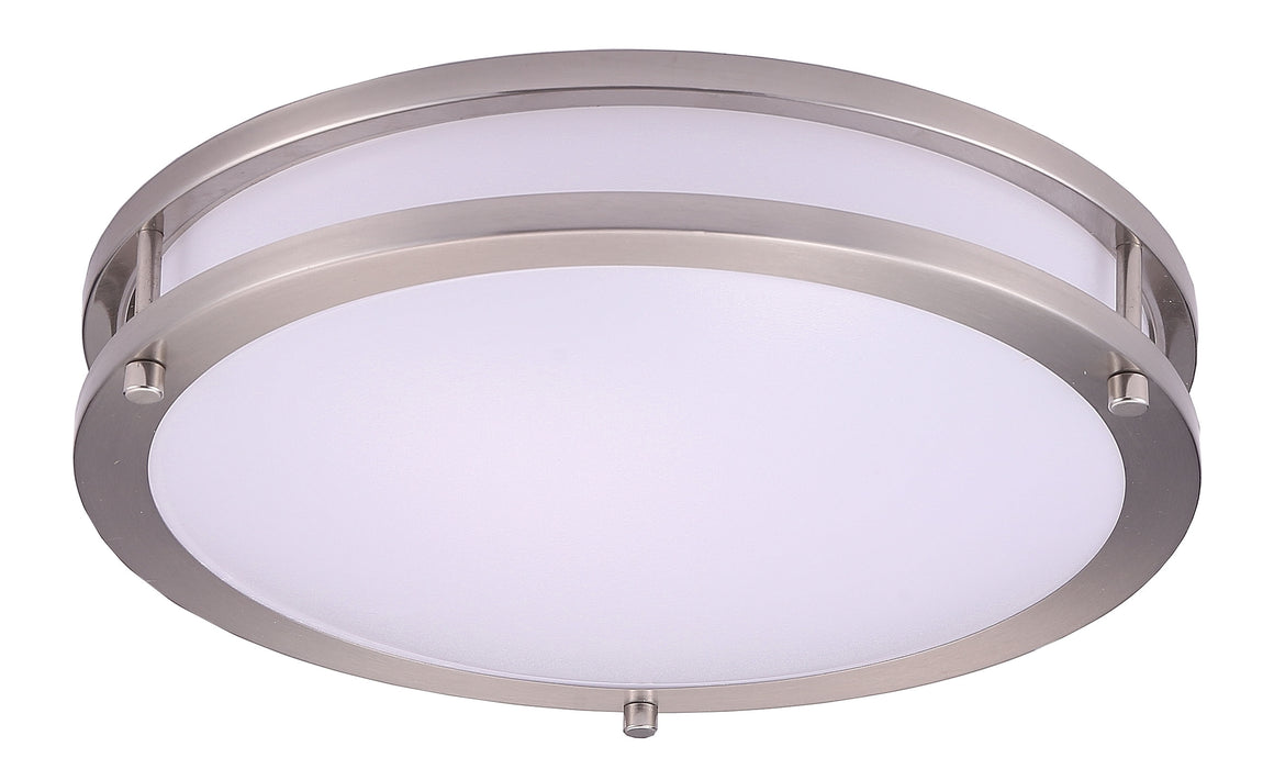 Ceiling Light , 12" , Flushmount Light, Brushed Nickel