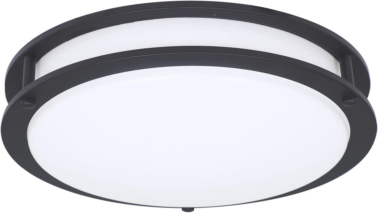 Ceiling Light , 14" , Flushmount , Matte Black